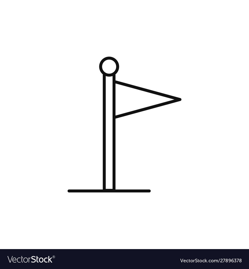 Pointer navigation flag technology internet line