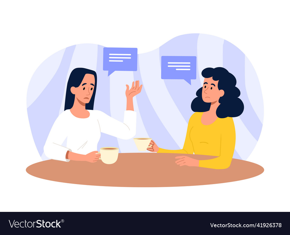 Women complain concept Royalty Free Vector Image