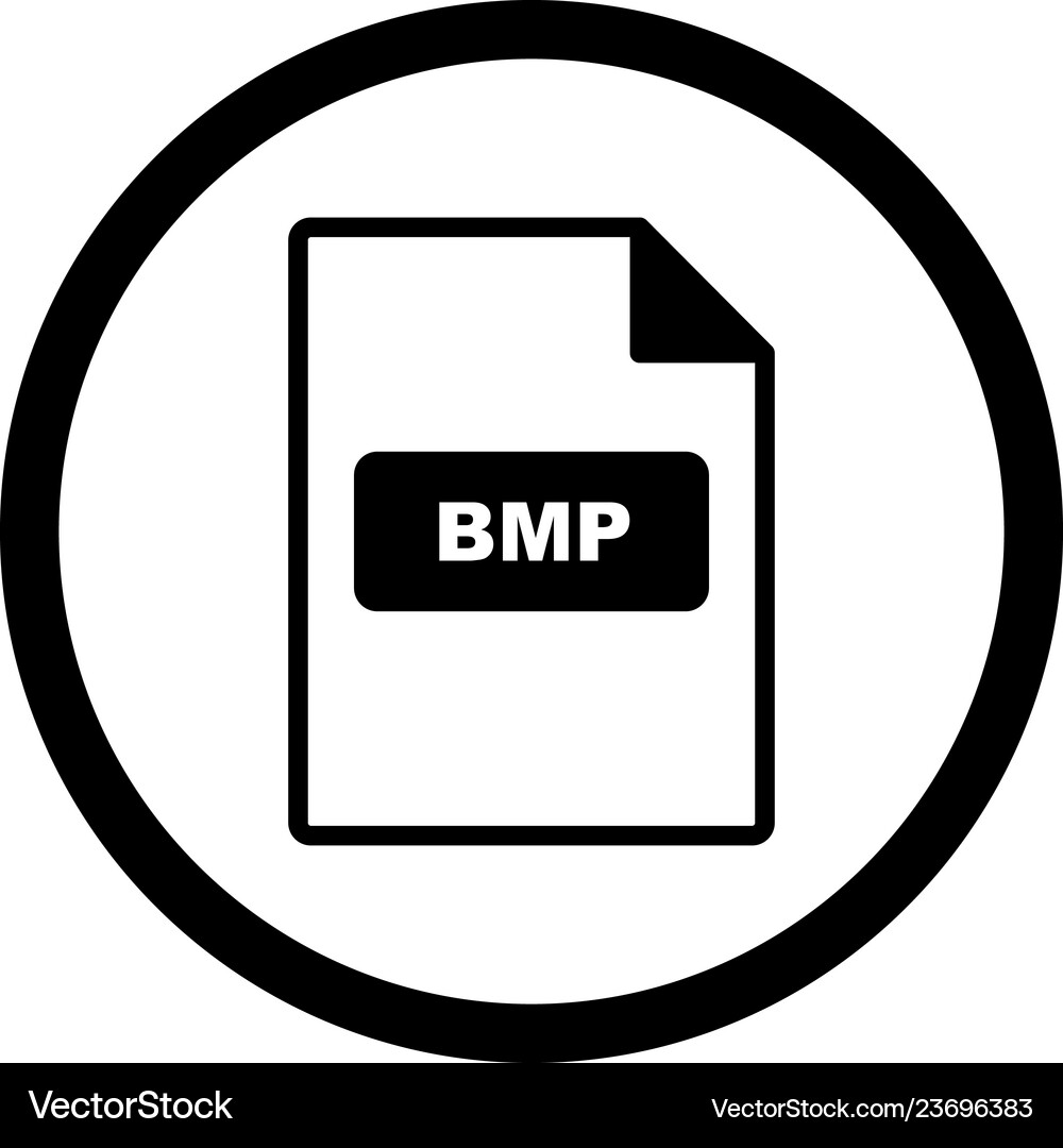 Bmp icon Royalty Free Vector Image - VectorStock