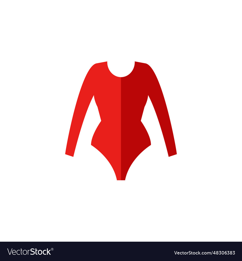 Gymnastik-Leotard-Symbol