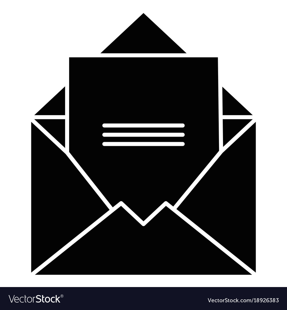 Mail envelope isolated icon Royalty Free Vector Image