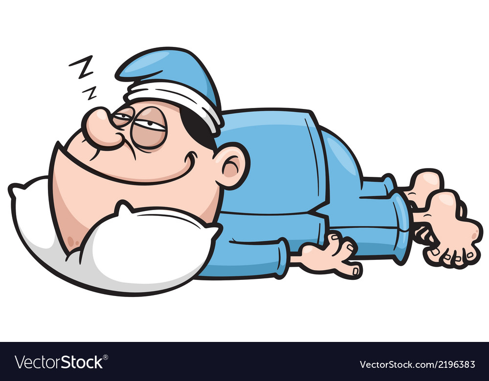 Sleeping Man Cartoon : Cartoon Sleeping Person 