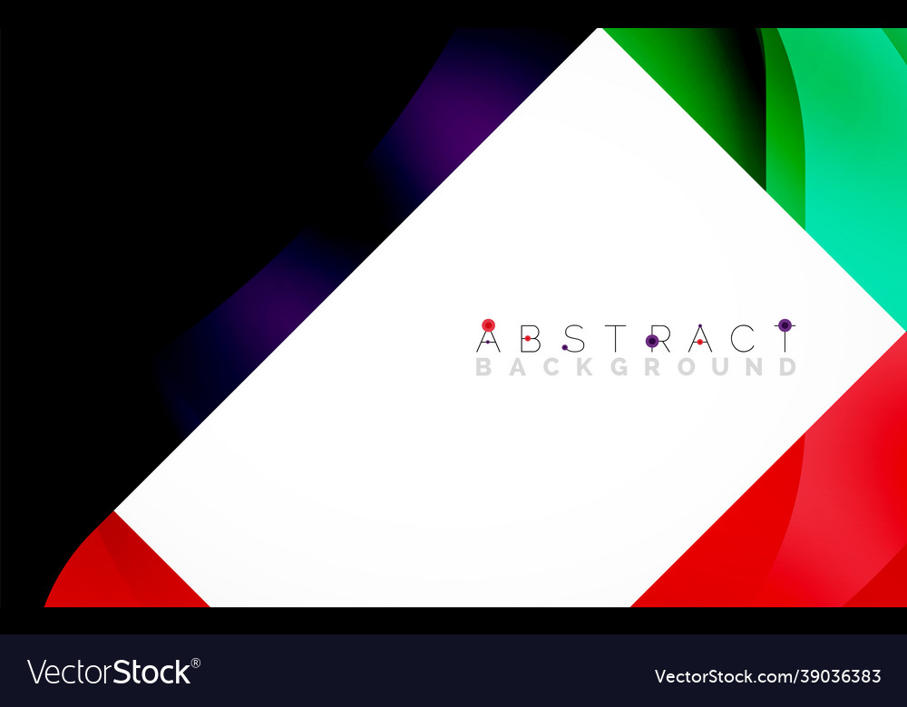 Minimal background abstract square shape vector image Minimal background abstract square shape