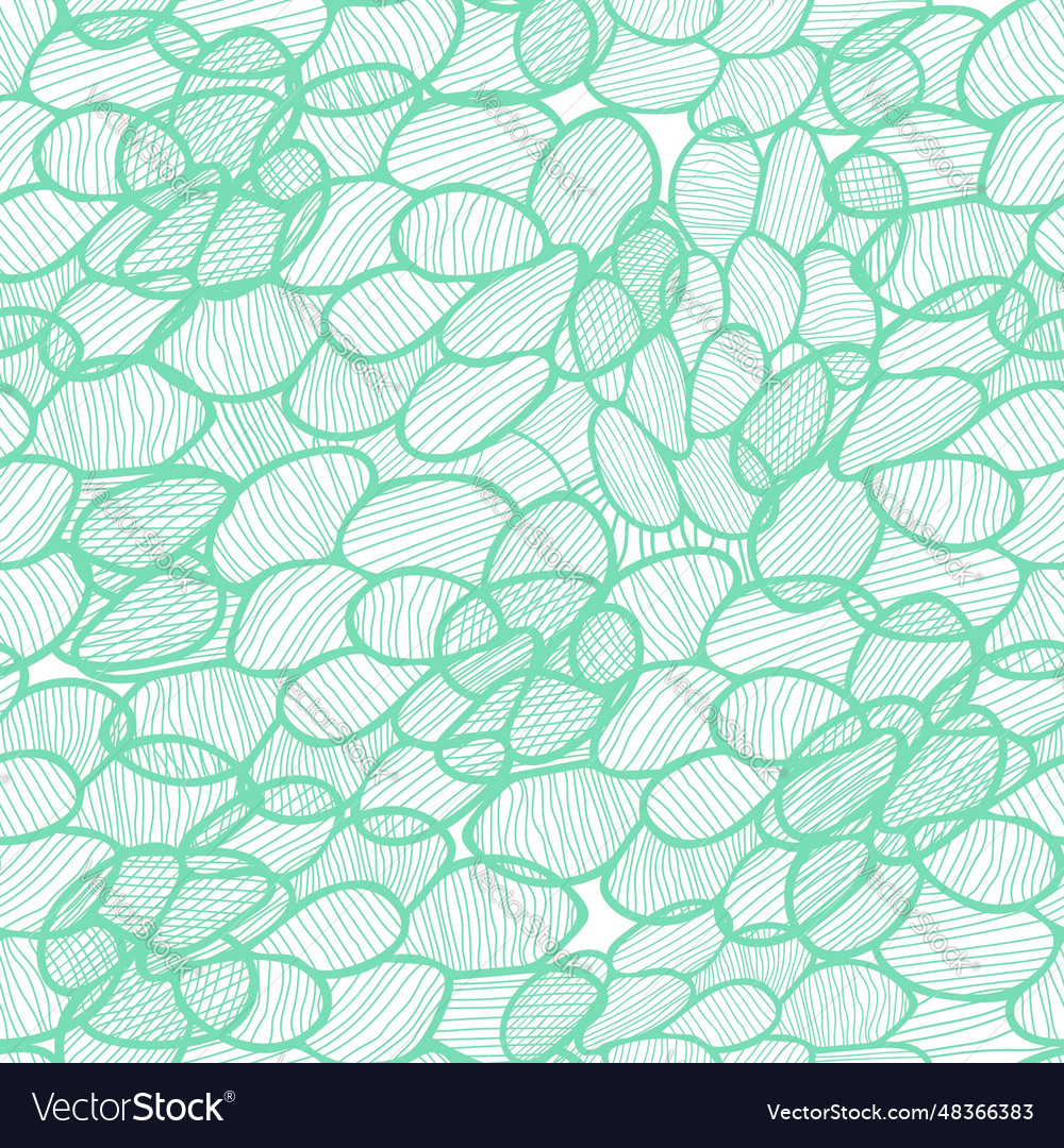 Net like hand drawn textured seamless pattern vector image Net like hand drawn textured seamless pattern