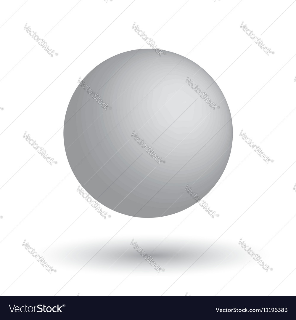 Pearl isolated in white background Royalty Free Vector Image