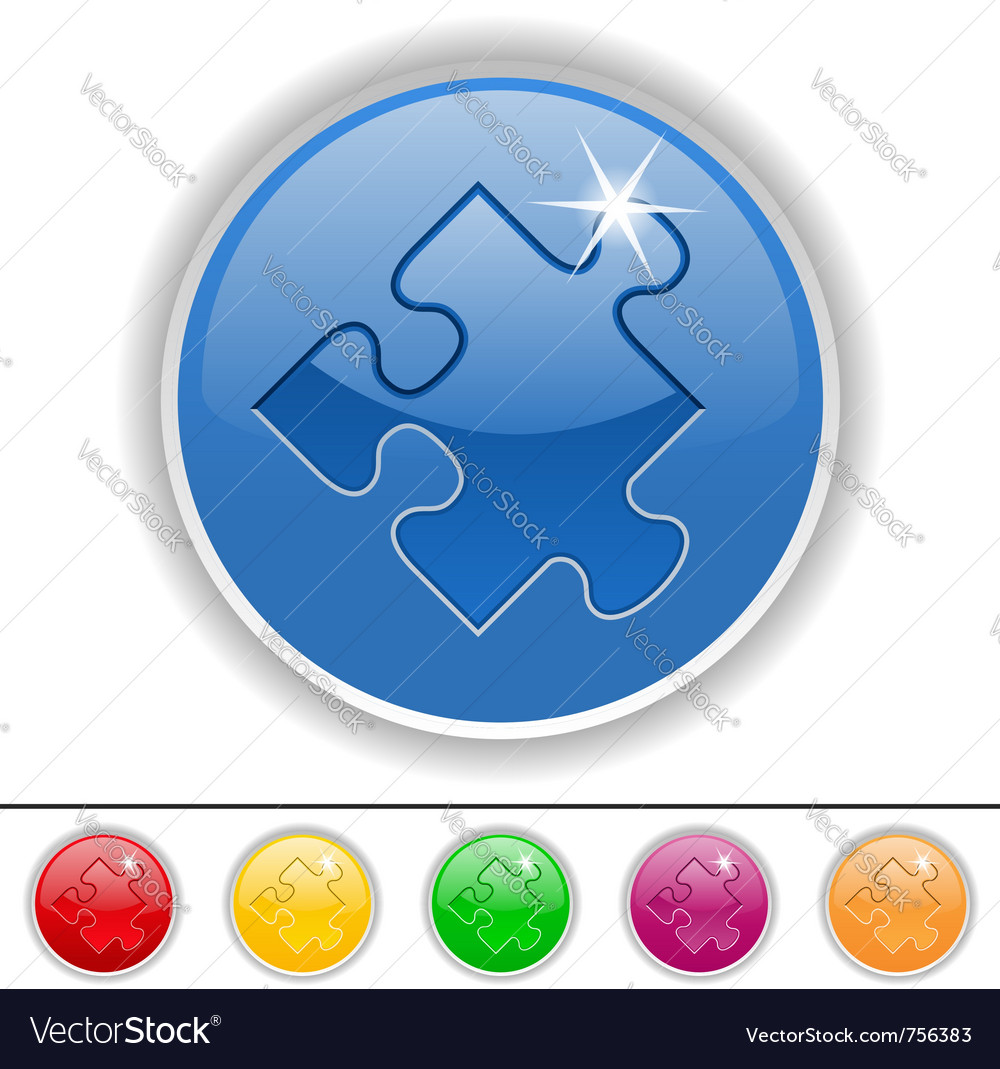 Puzzle piece Royalty Free Vector Image - VectorStock