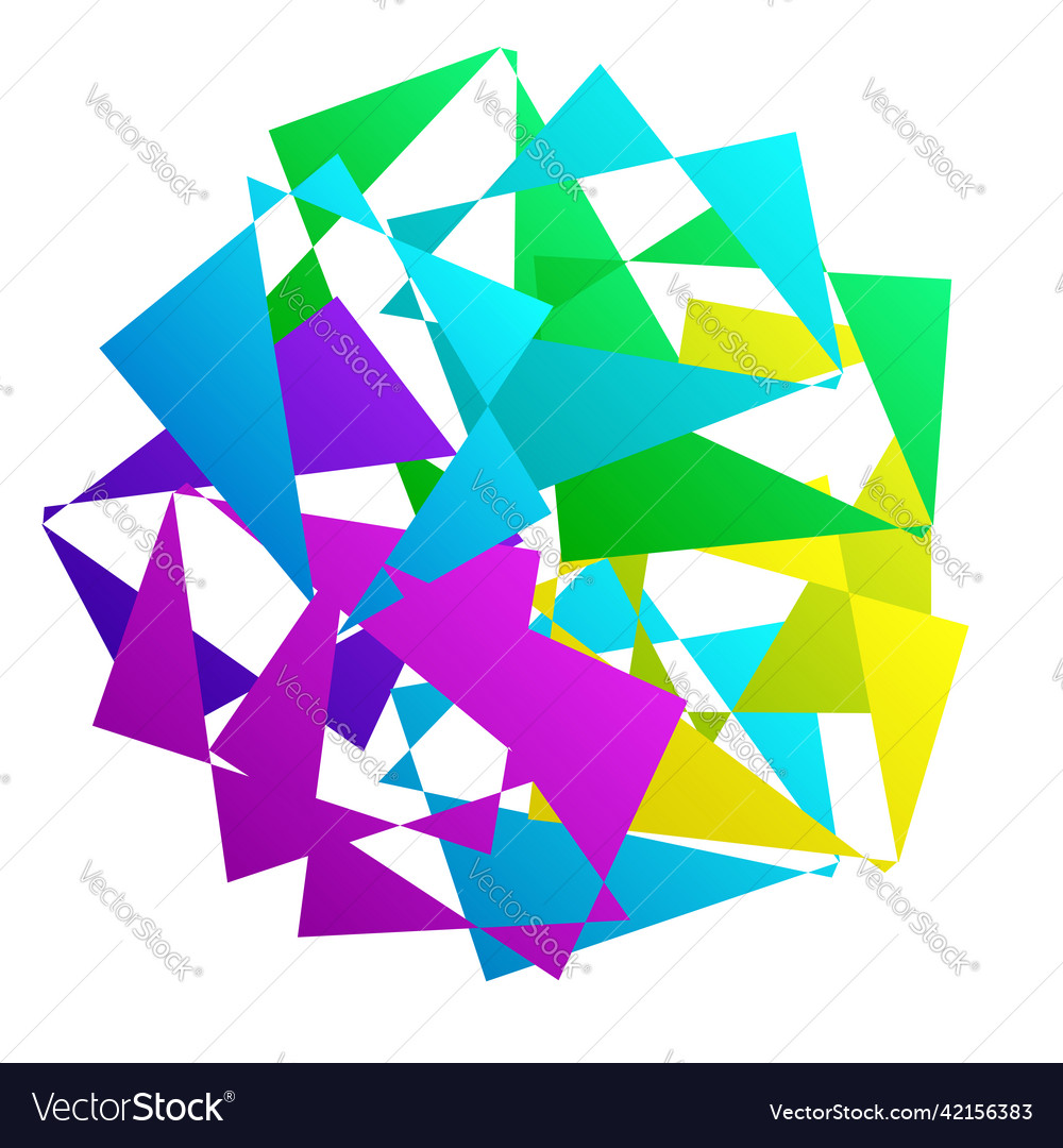 Random abstract geometric element