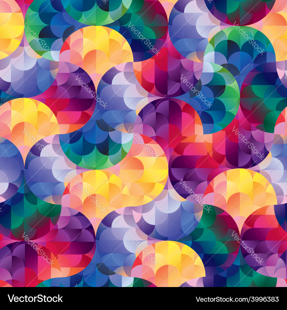 Seamless mosaic pattern Royalty Free Vector Image