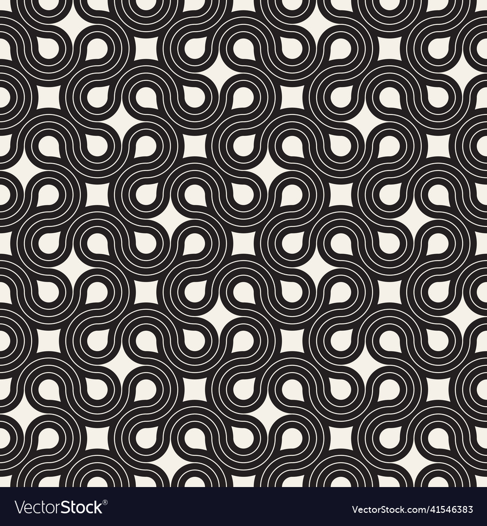Seamless pattern repeating geometric elements vector image Seamless pattern repeating geometric elements
