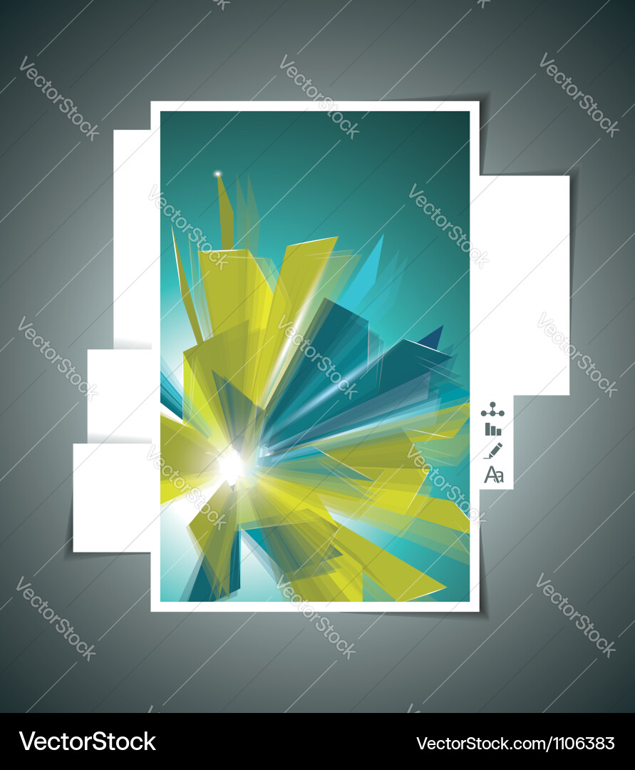 Website design template Royalty Free Vector Image