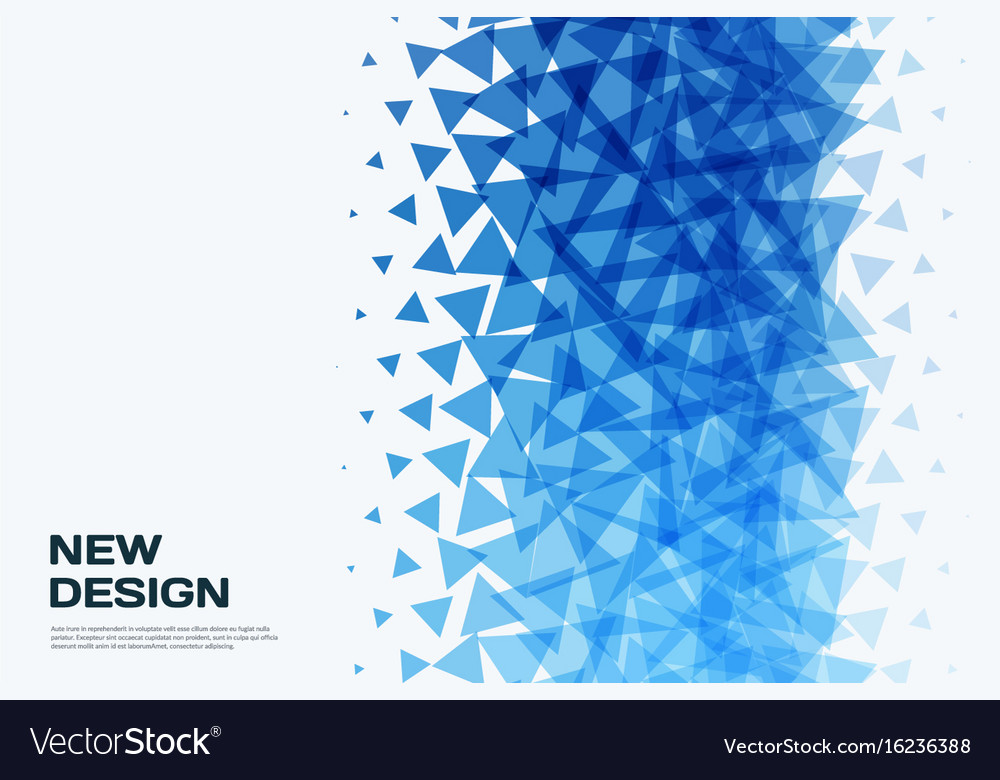 Abstract design background with triangles