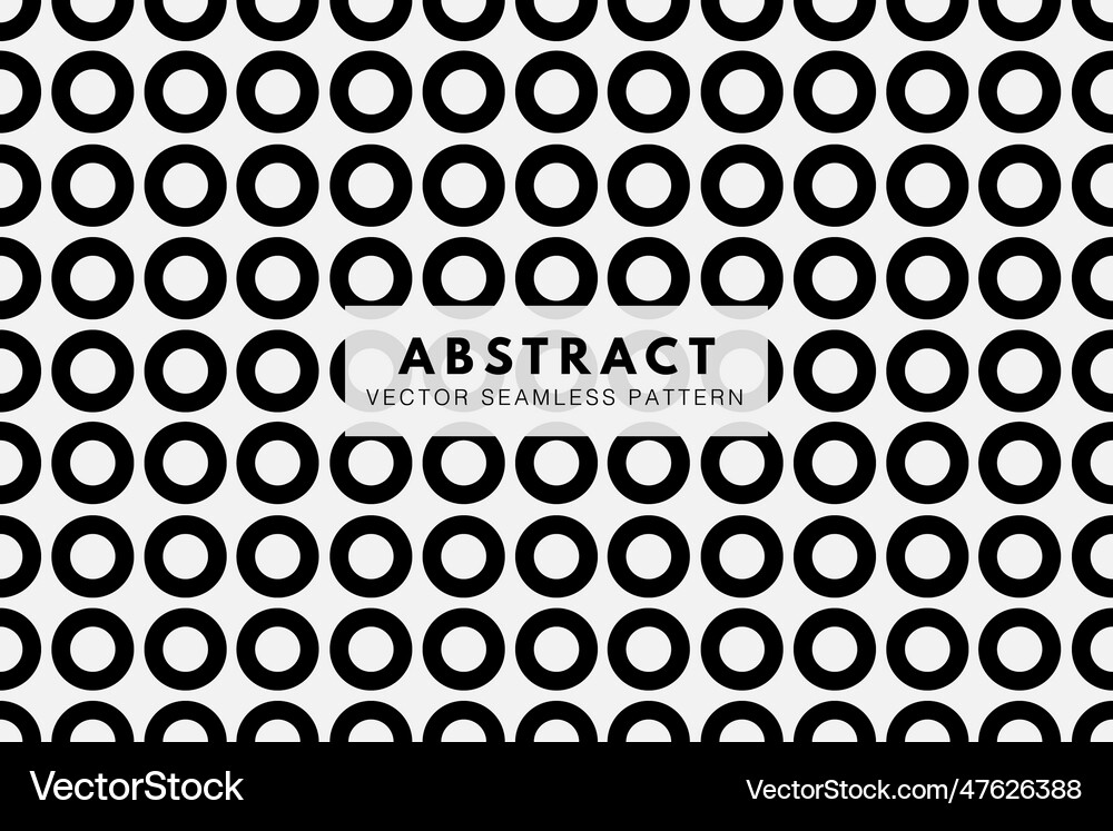 Circle shapes abstract seamless pattern Royalty Free Vector