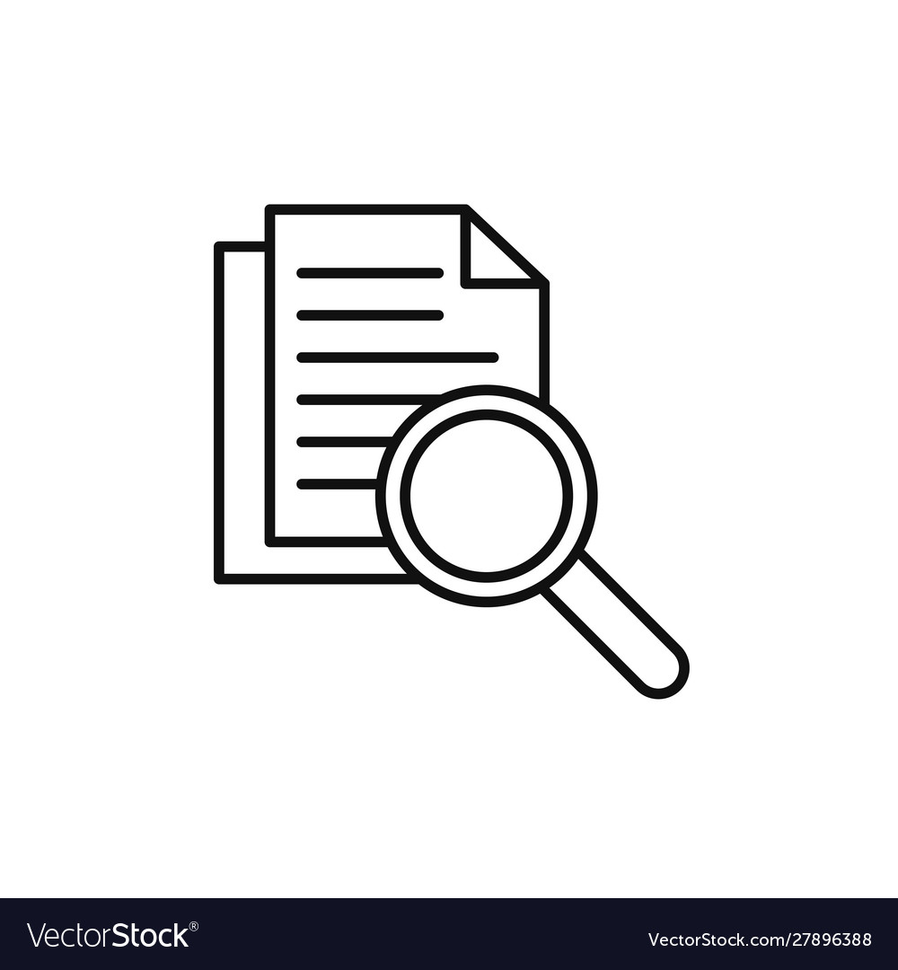 Files analysis technology internet line style