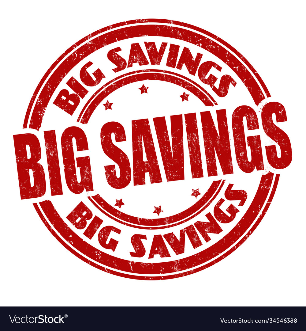Grunge Savings Stamp - Big Sale