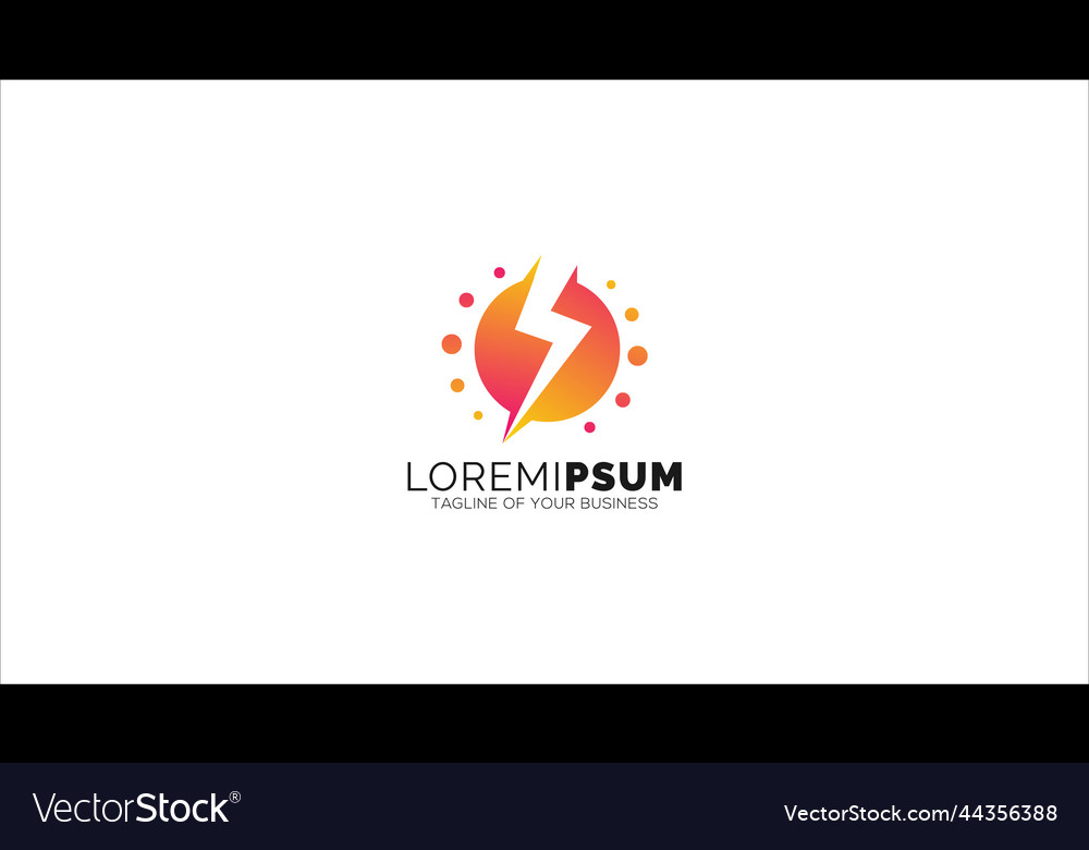 Lightning bolt logo design