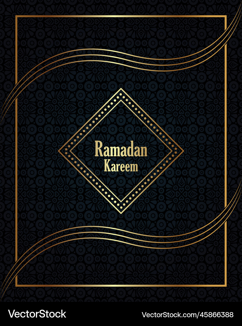 Ramadan Kareem Celebration Islamic Royalty Free Vector Image