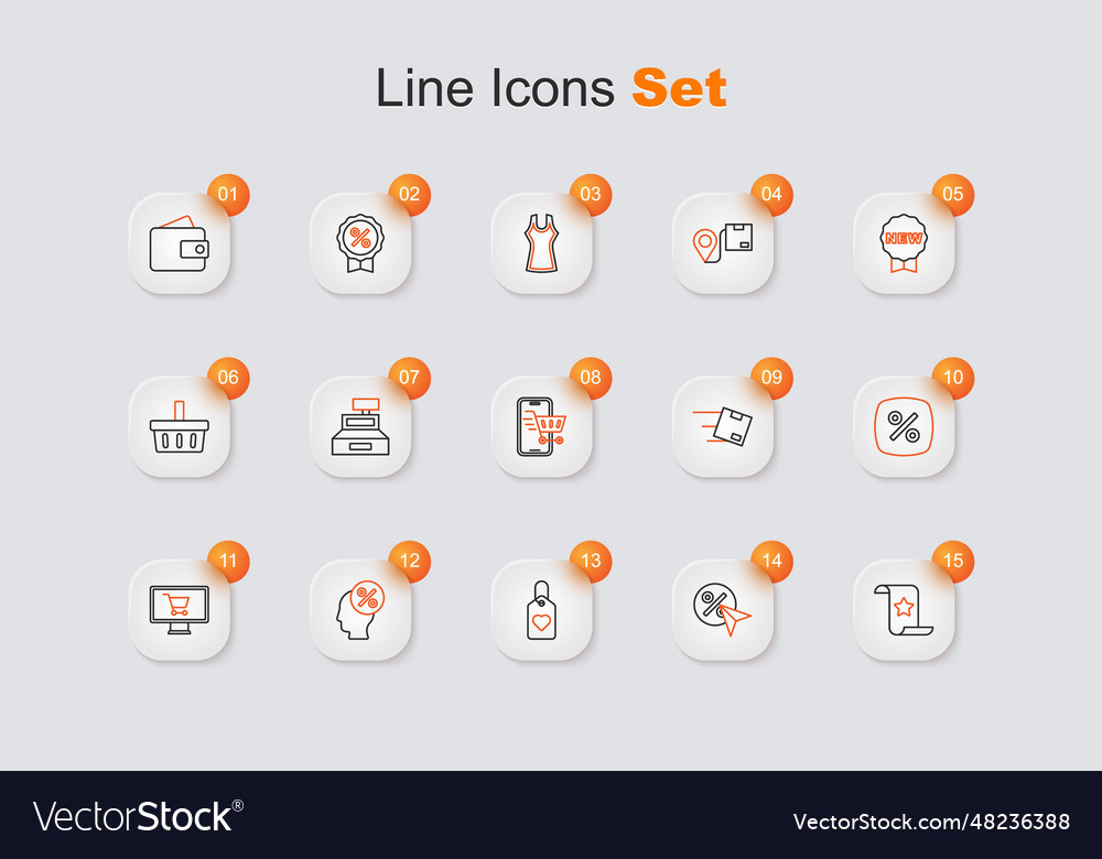 Set line paper check and financial discount