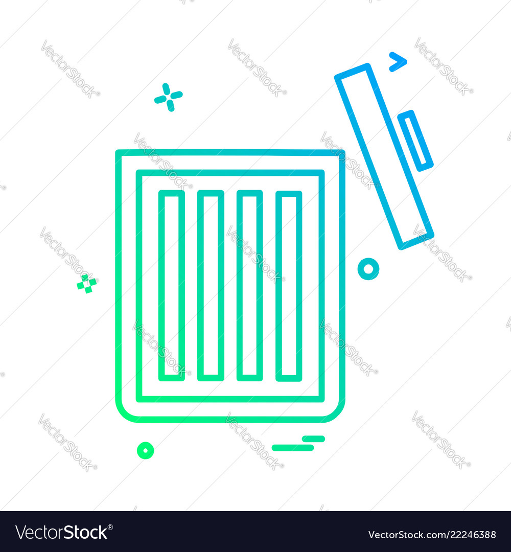 User interface icon design vector image User interface icon design