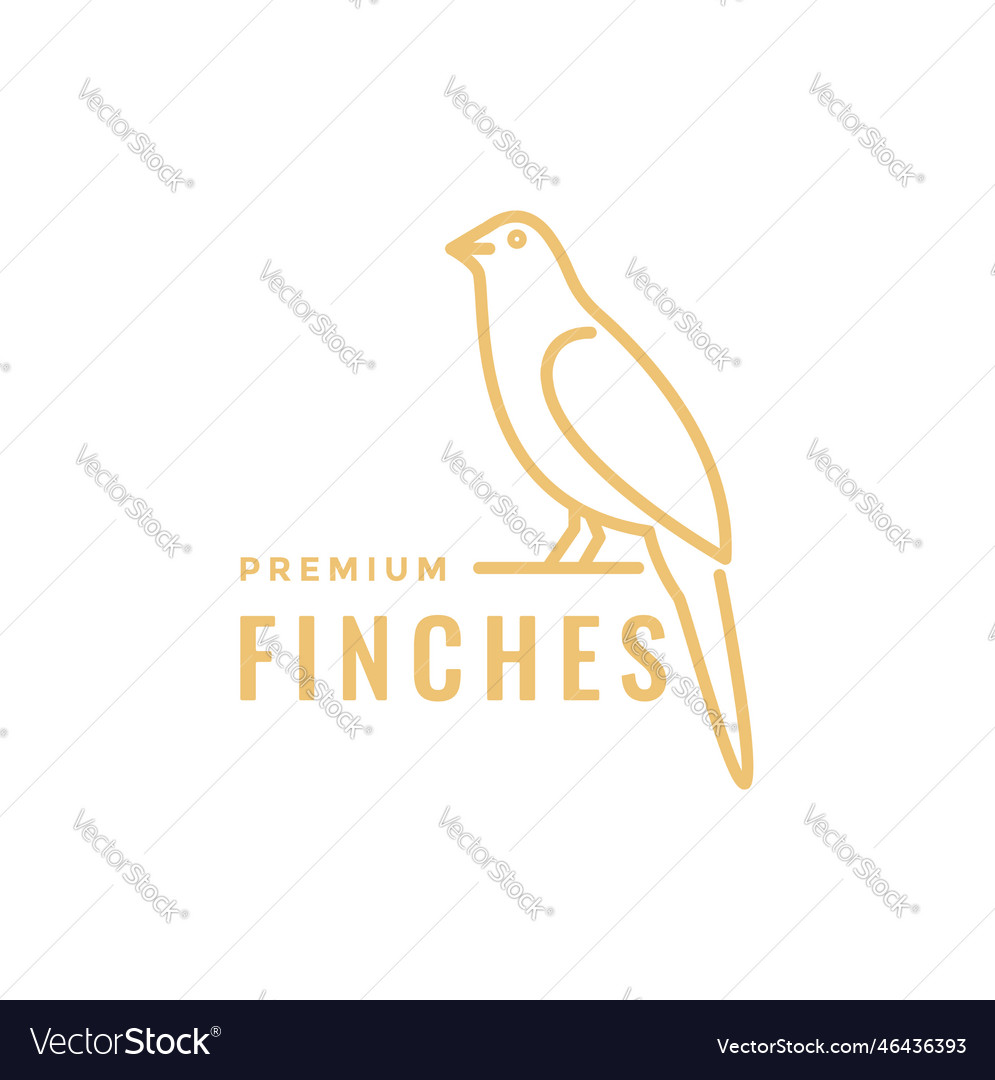 Exotische Vogelfinken lange Schwanz Schönheit moderne Linie vector image Exotische Vogelfinken lange Schwanz Schönheit moderne Linie