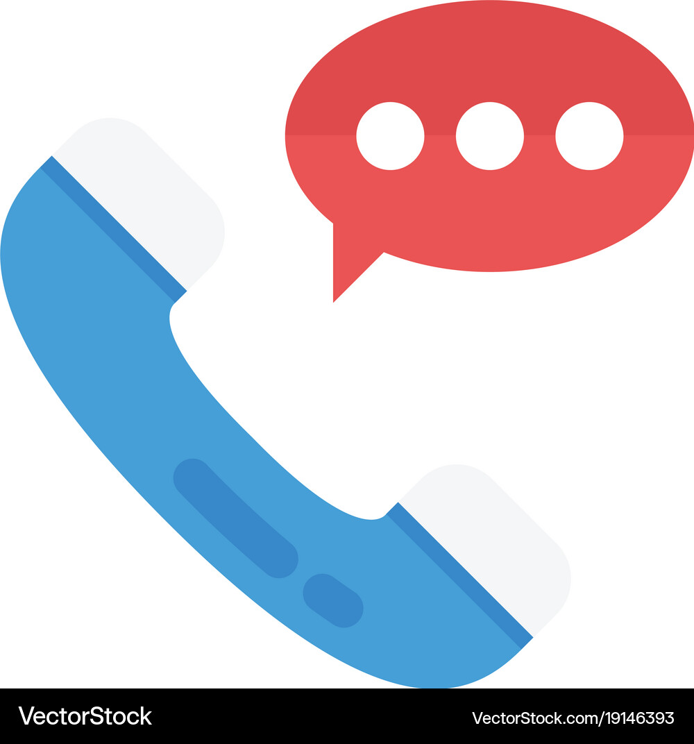 Telecommunication flat icon Royalty Free Vector Image