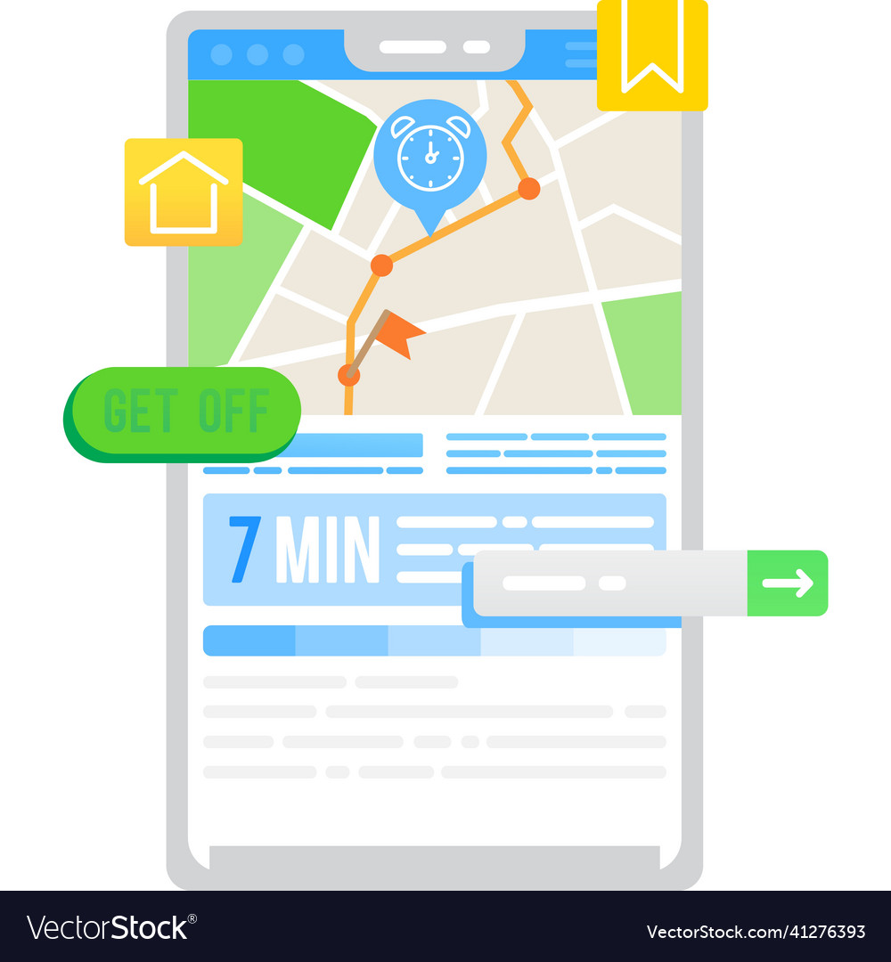 Tracker mobile app icon time alert option