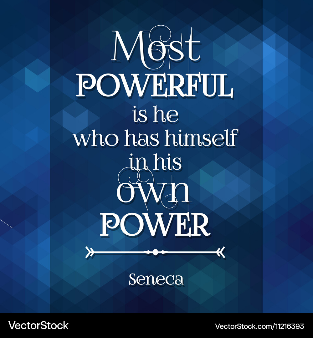 Typographical background with quote Royalty Free Vector