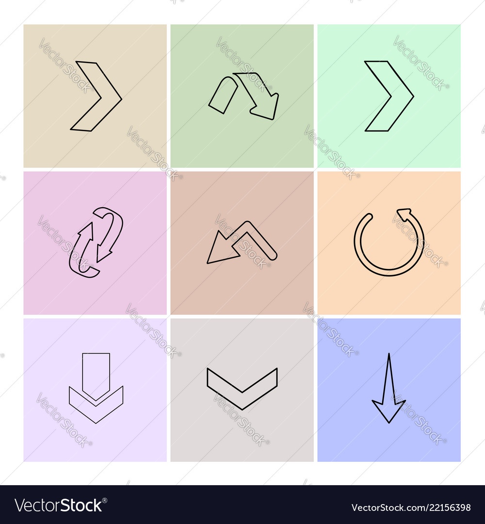 Arrows directions pointer arrow user