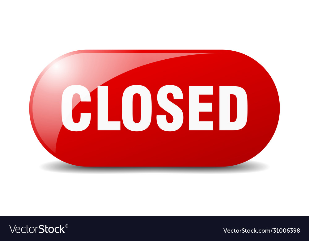 Closed button sign key push