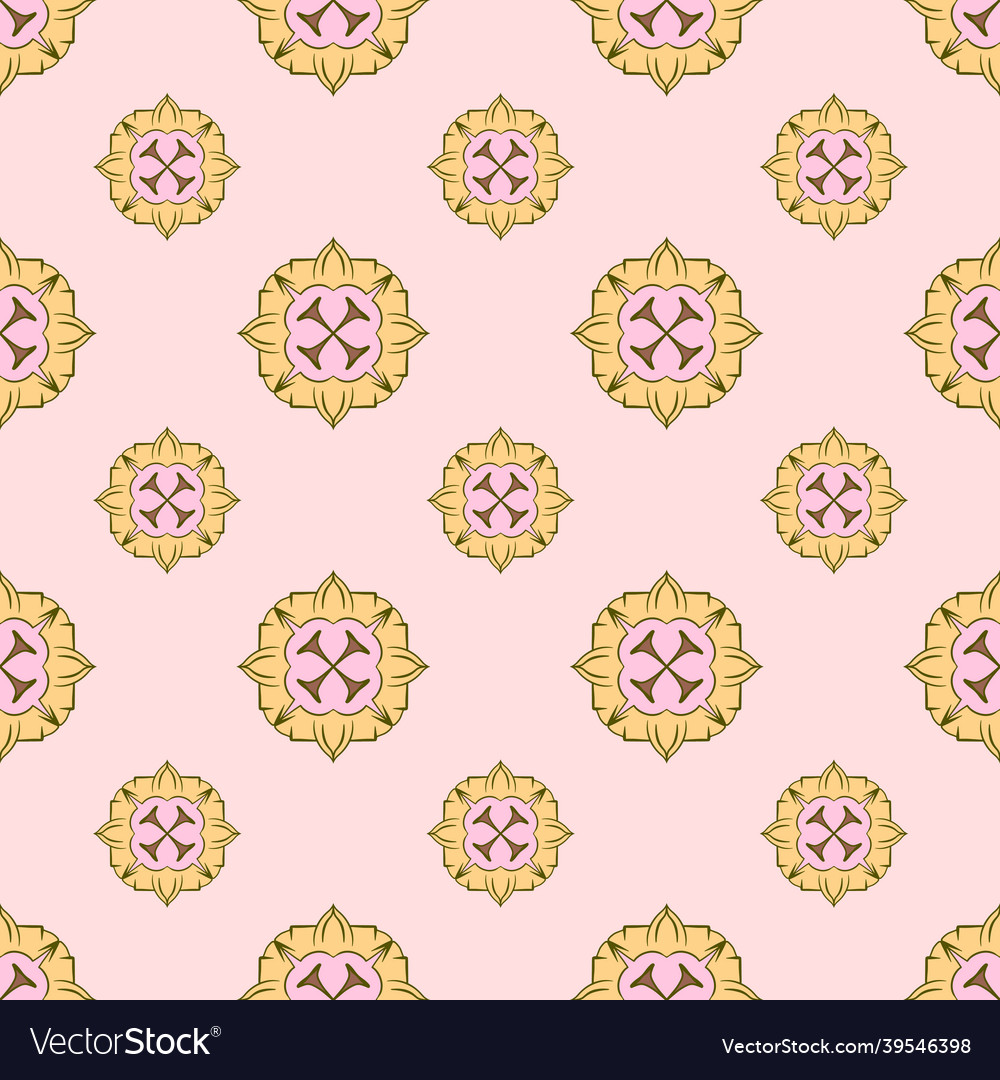 Fabric repeat pattern seamless patterns vector image Fabric repeat pattern seamless patterns