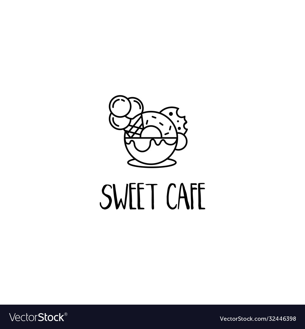 Template icon sweet food