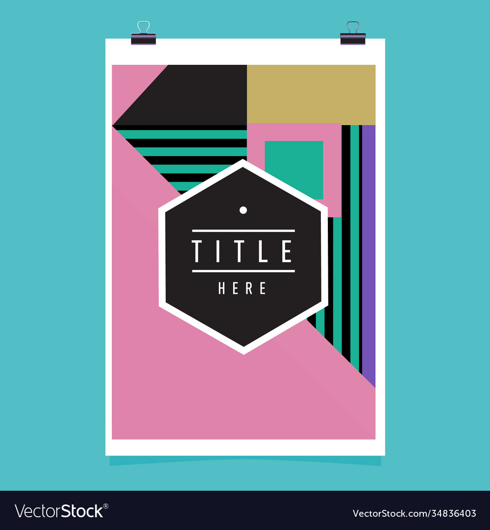 Abstract colorful geometric pattern background Vector Image Abstract colorful geometric pattern background