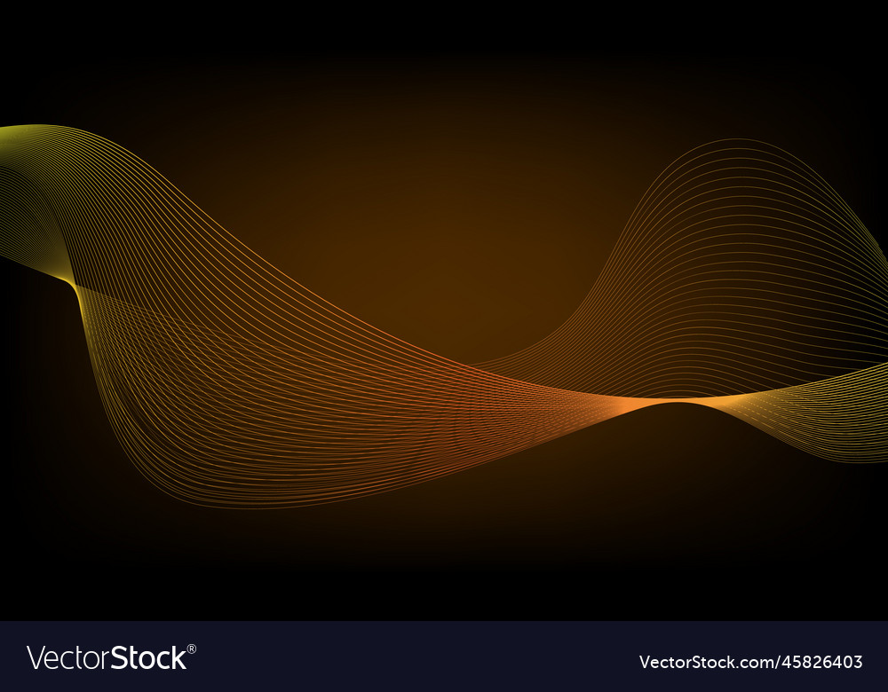 Abstract wave element for design digital