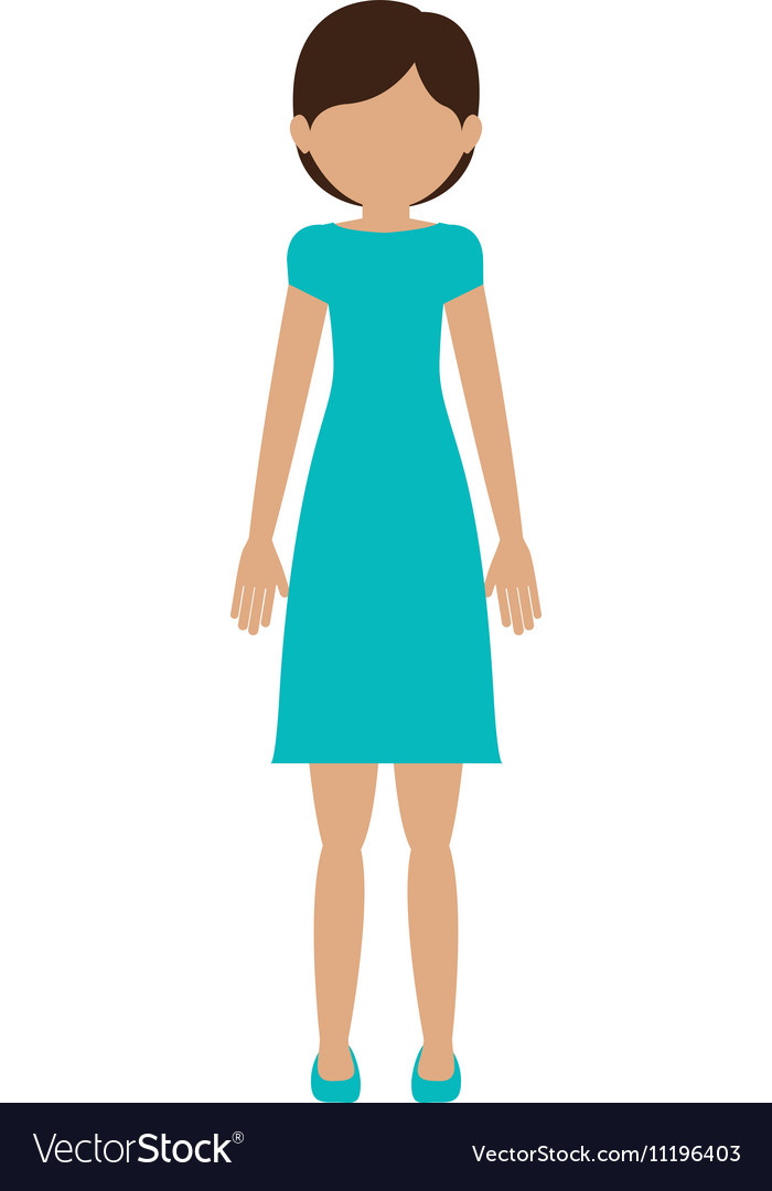 Avatar woman cartoon Royalty Free Vector Image