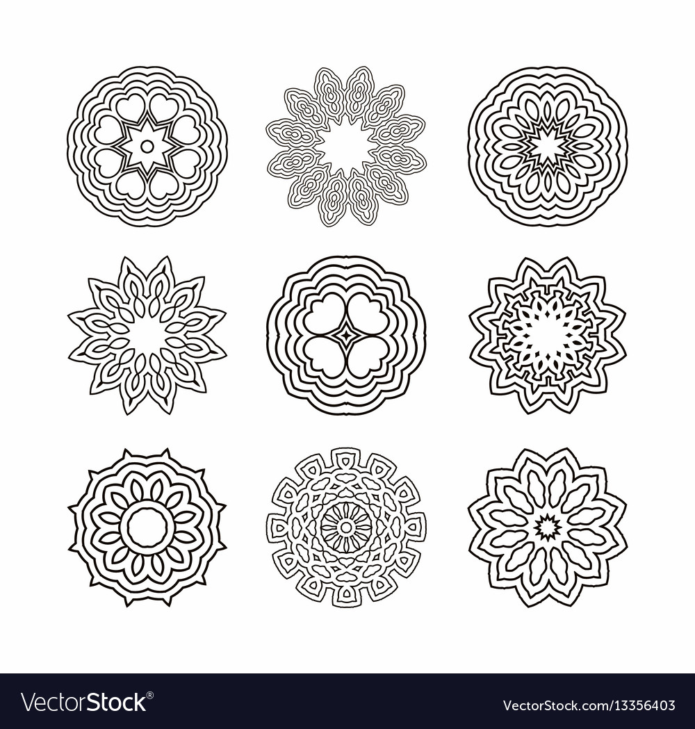 Circular pattern set