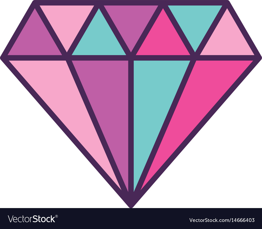 Elegant diamond isolated icon