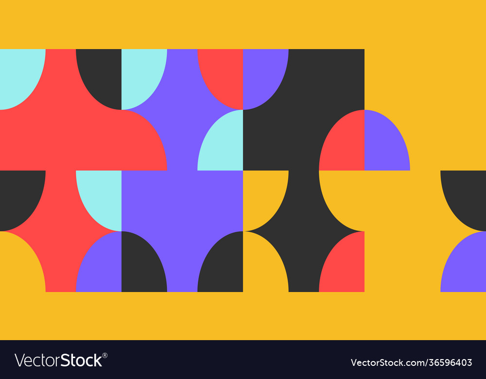 Minimal geometric pattern design vector image Minimal geometric pattern design
