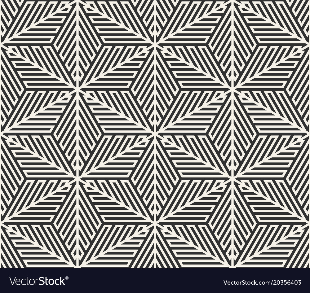 Modern Geometric Line Pattern