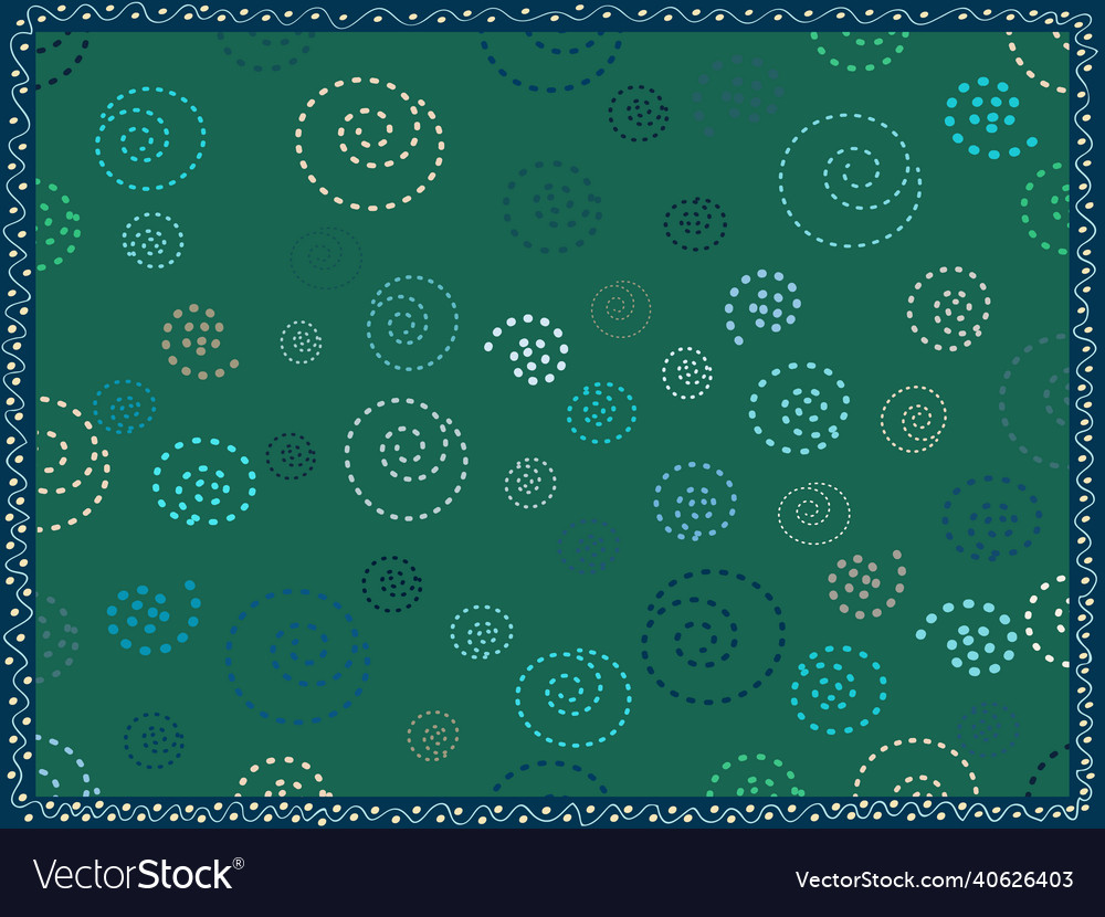 Rectangular frame ethnic card with painted Vector Image Rectangular frame ethnic card with painted