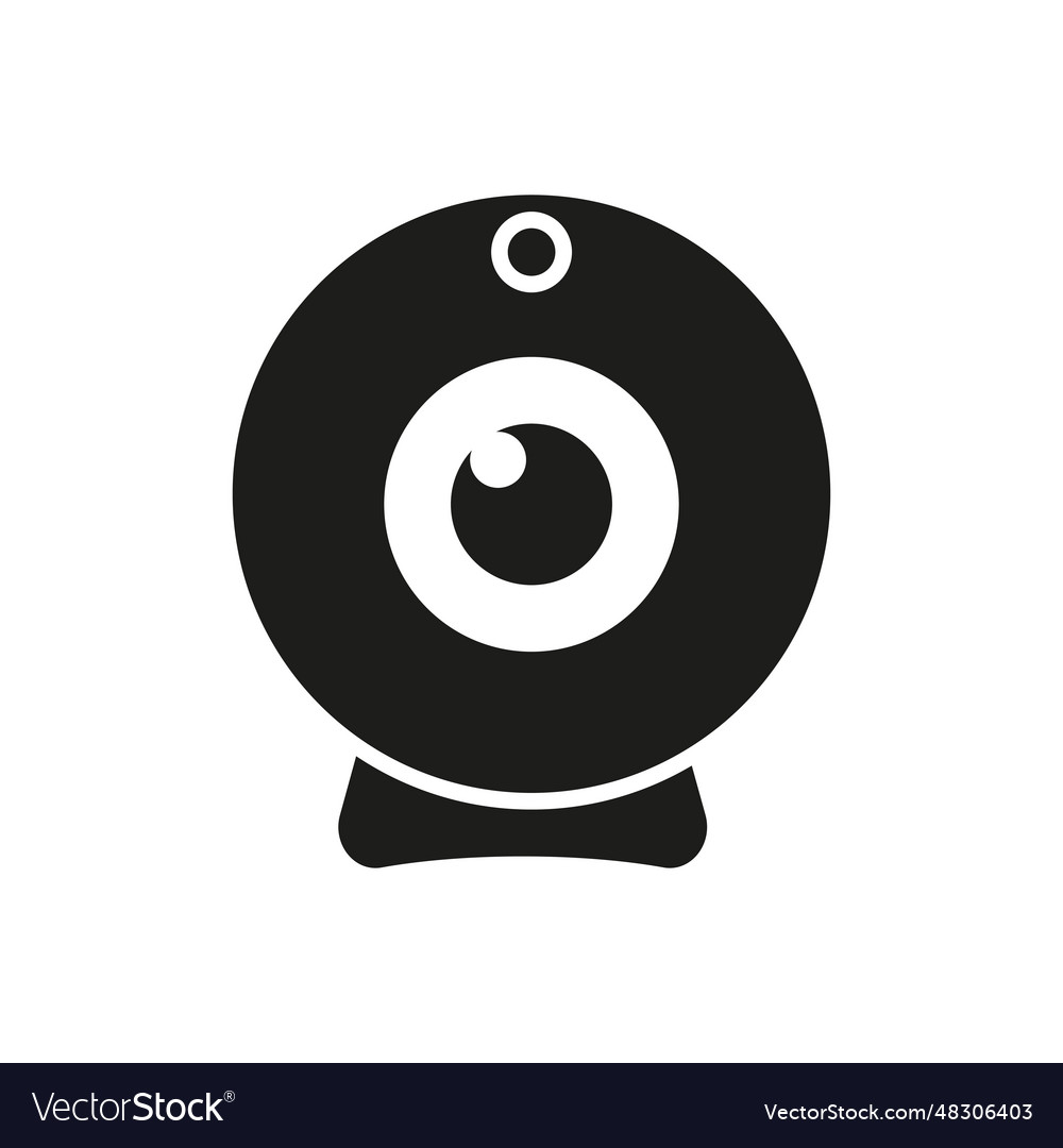 Web camera simple icon Vector Image Web camera simple icon