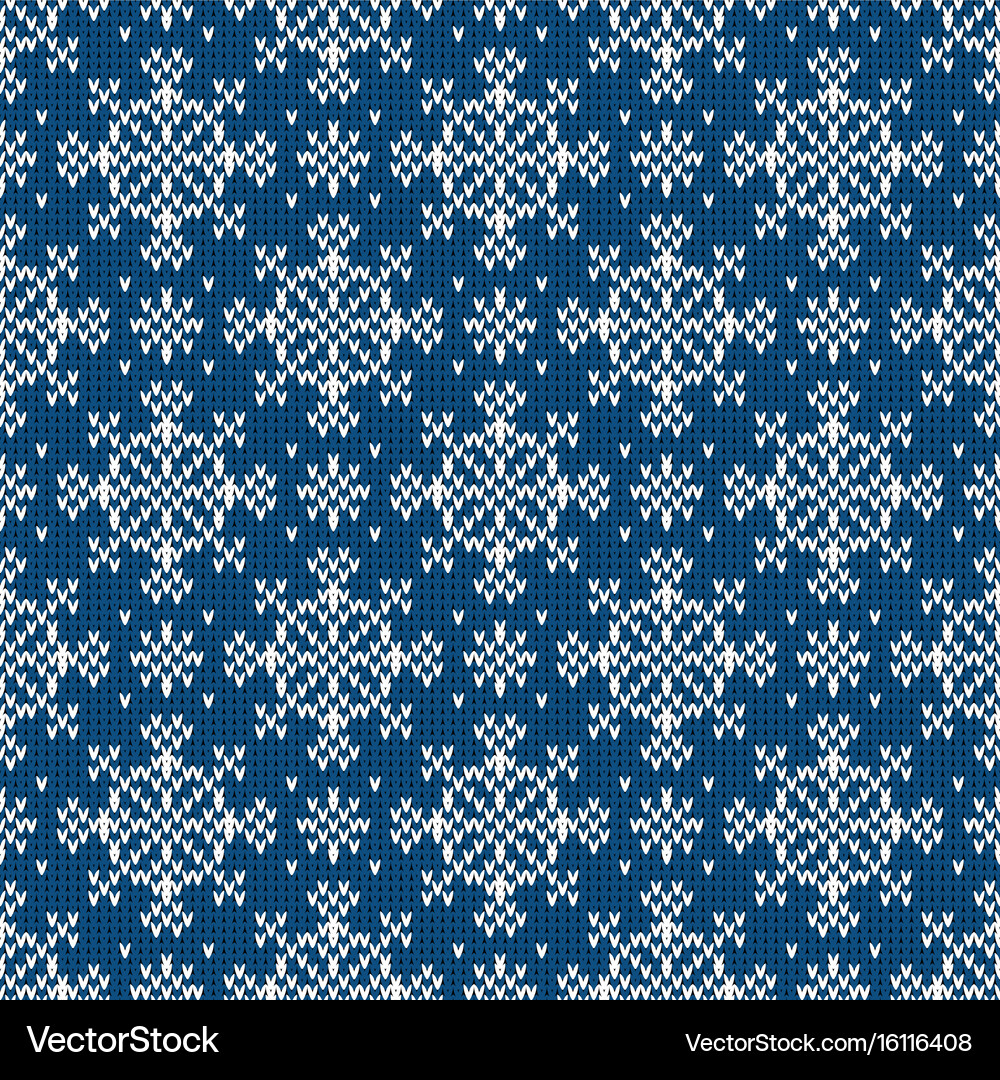 Abstract pattern with seamless knitted texture Vector Image