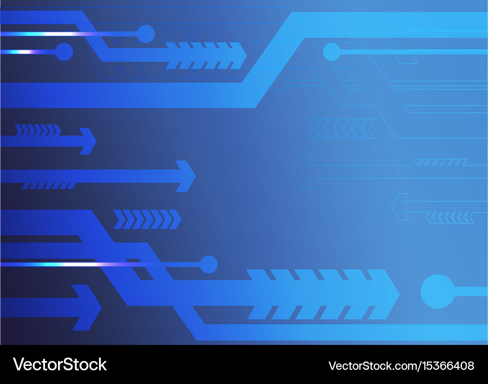 Blue arrows abstract background Royalty Free Vector Image