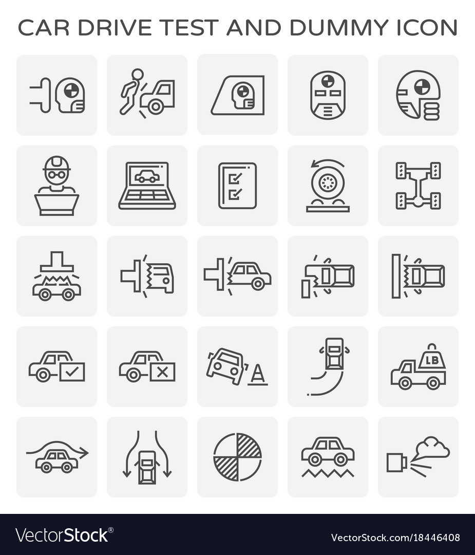 Car test icon