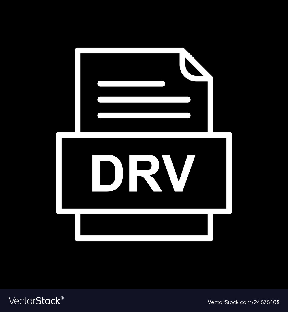 Drv file document icon