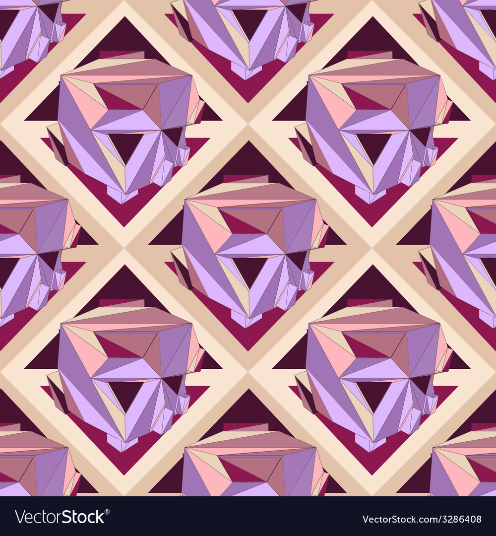 Futuristische Kristall Polygon Hintergrund