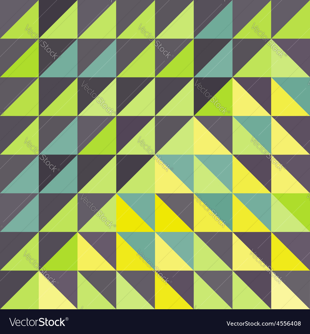 Geometric triangles background mosaic