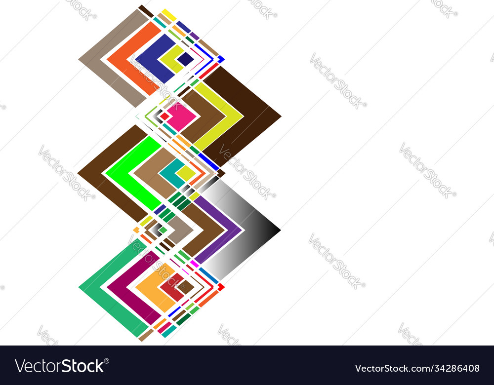 Noise glitch concept abstract colorful random vector image Noise glitch concept abstract colorful random