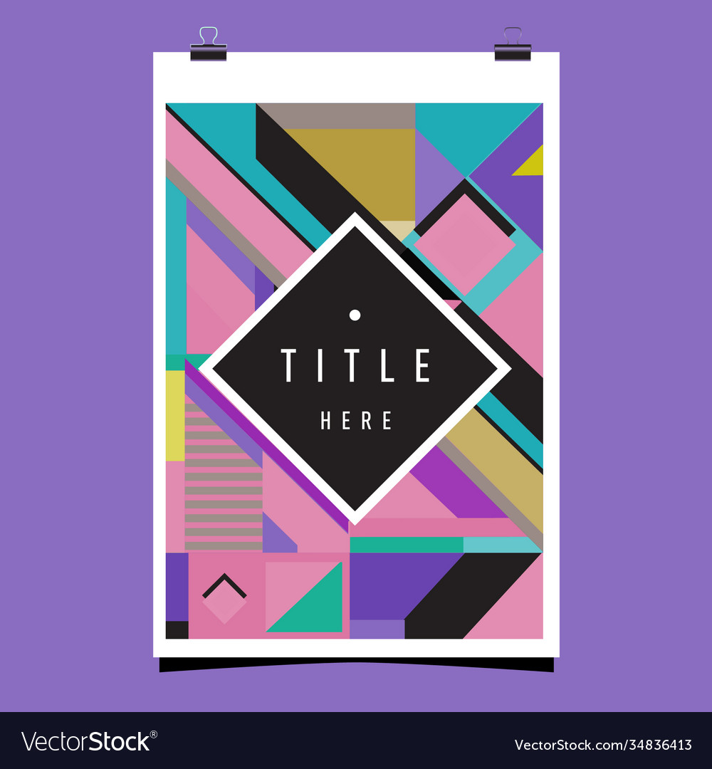 Abstract colorful geometric pattern background