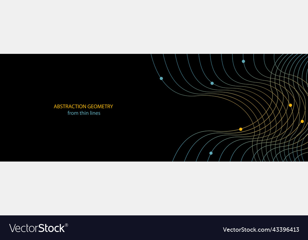 Abstract wave element for design digital frequenc Vector Image Abstract wave element for design digital frequenc