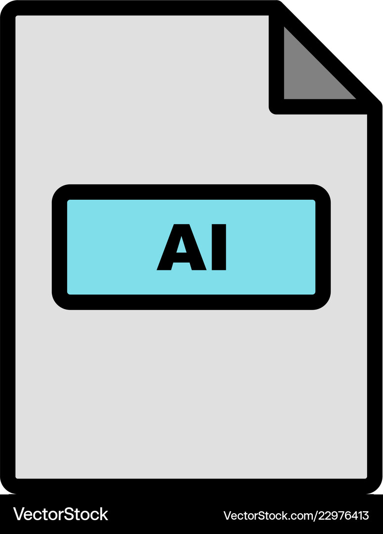 Ai icon Royalty Free Vector Image - VectorStock