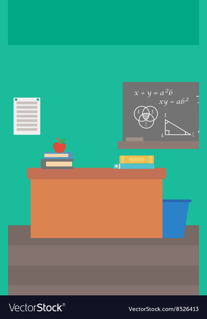 Background of classroom